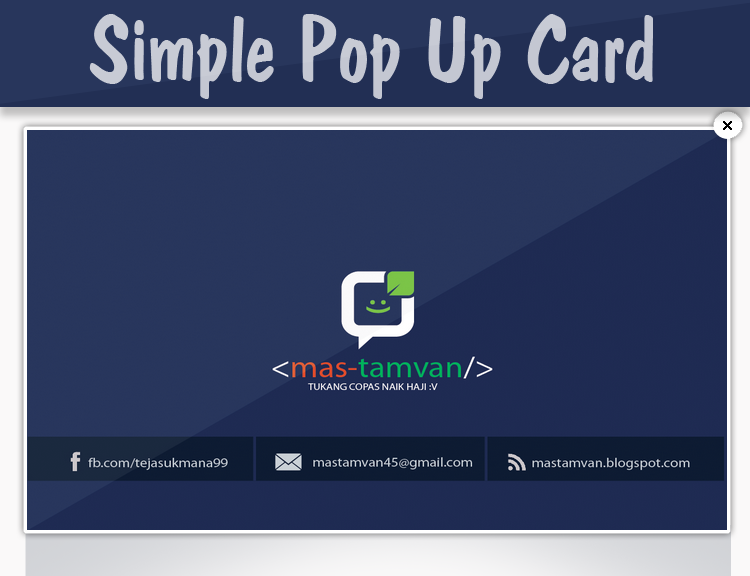 Cara Membuat Widget Pop Up Card Di Blogger Cara Membuat Widget Pop Up Card Di Blogger