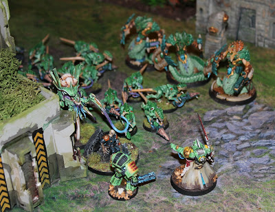 Warhammer 40k battle report - Chapter Approved 2019 - Eternal War -  Tactical Ascension - 1500 points - Tyranids vs Mantis Warriors