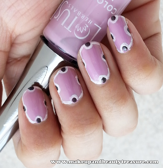 Dotted Border Nail Art Tutorial