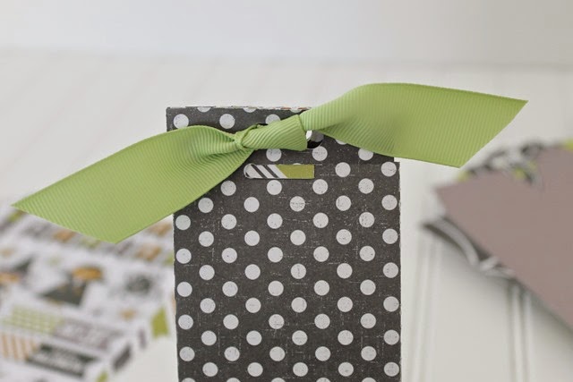 make a box from scrapbook paper