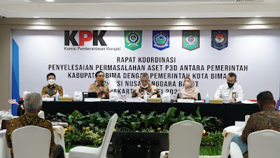 KPK Akan Terus Memonitor Perkembangan Penyerahan Aset P3D dari Kabupaten ke Kota Bima