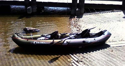 Sevylor Colorado Inflatable Hunting and Fishing Canoe Picture 2