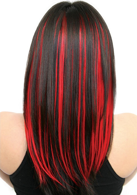 brown hair with red highlights pictures. Brown Hair With Red Highlights