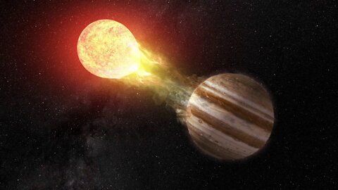 What If Jupiter Collided with Smallest Star (EBLM J0555-57)?