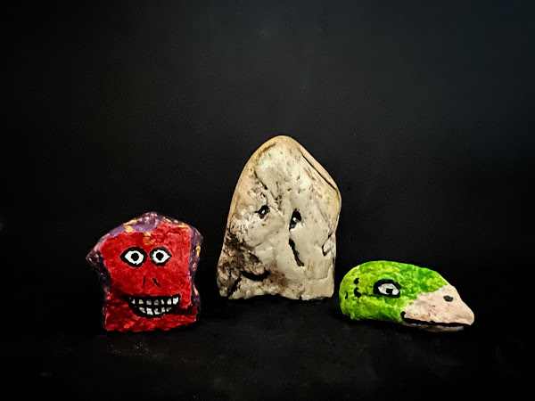 Drie kleine Happy Stones