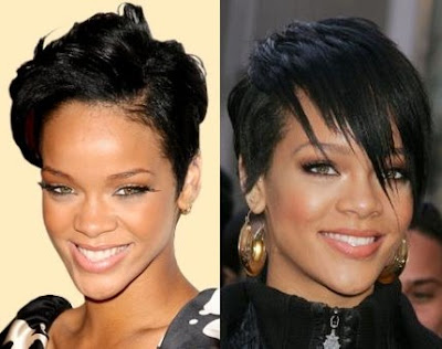 rihanna short hairstyles. hot Rihanna Short Hairstyles