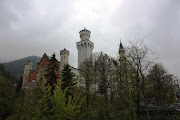 Neuschwanstein Castle and the Alps (neuschwanstein castle )