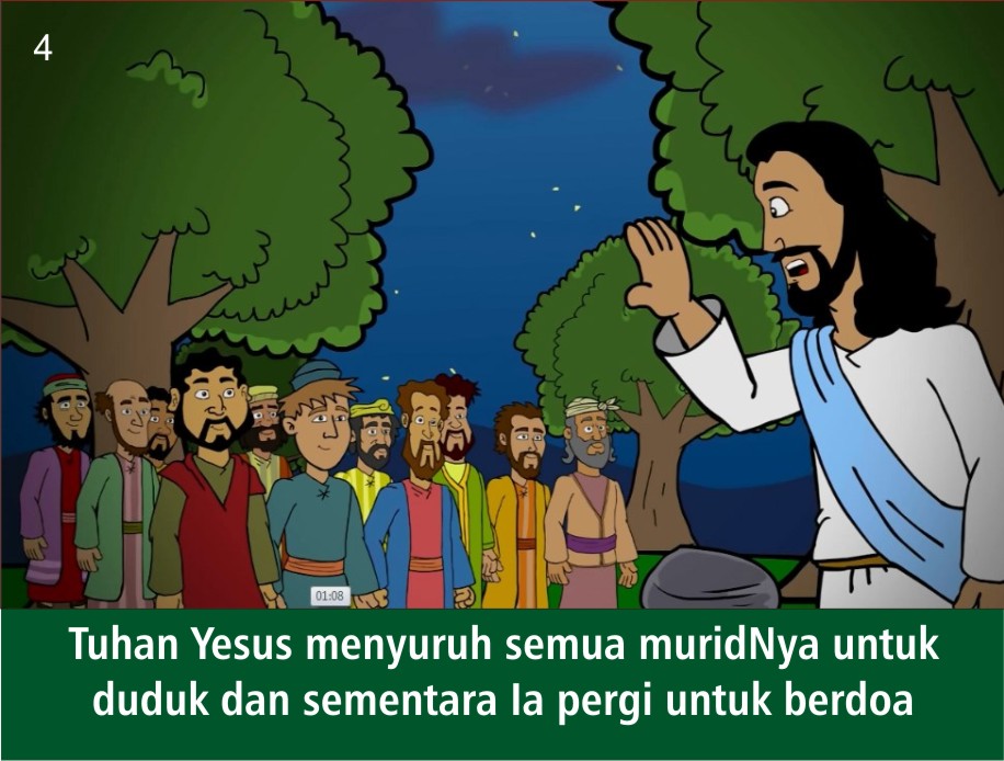 Komik Alkitab Anak: Tuhan Yesus di Taman Getsemani