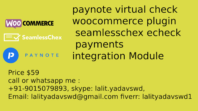 paynote virtual check woocommerce plugin seamlesschex echeck payments