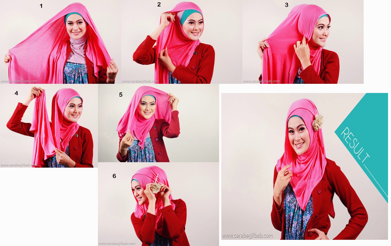 Tutorial Hijab Segi Empat Untuk Fashion Show Tutorial Hijab Paling