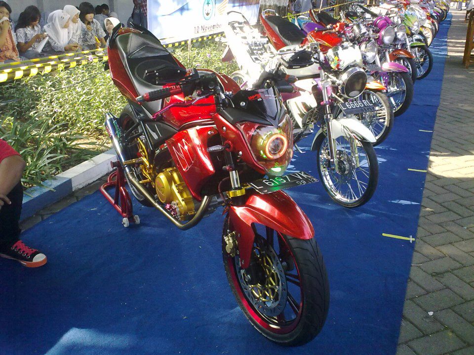 Racing: modifikasi vixion jari jari CUNGKRING