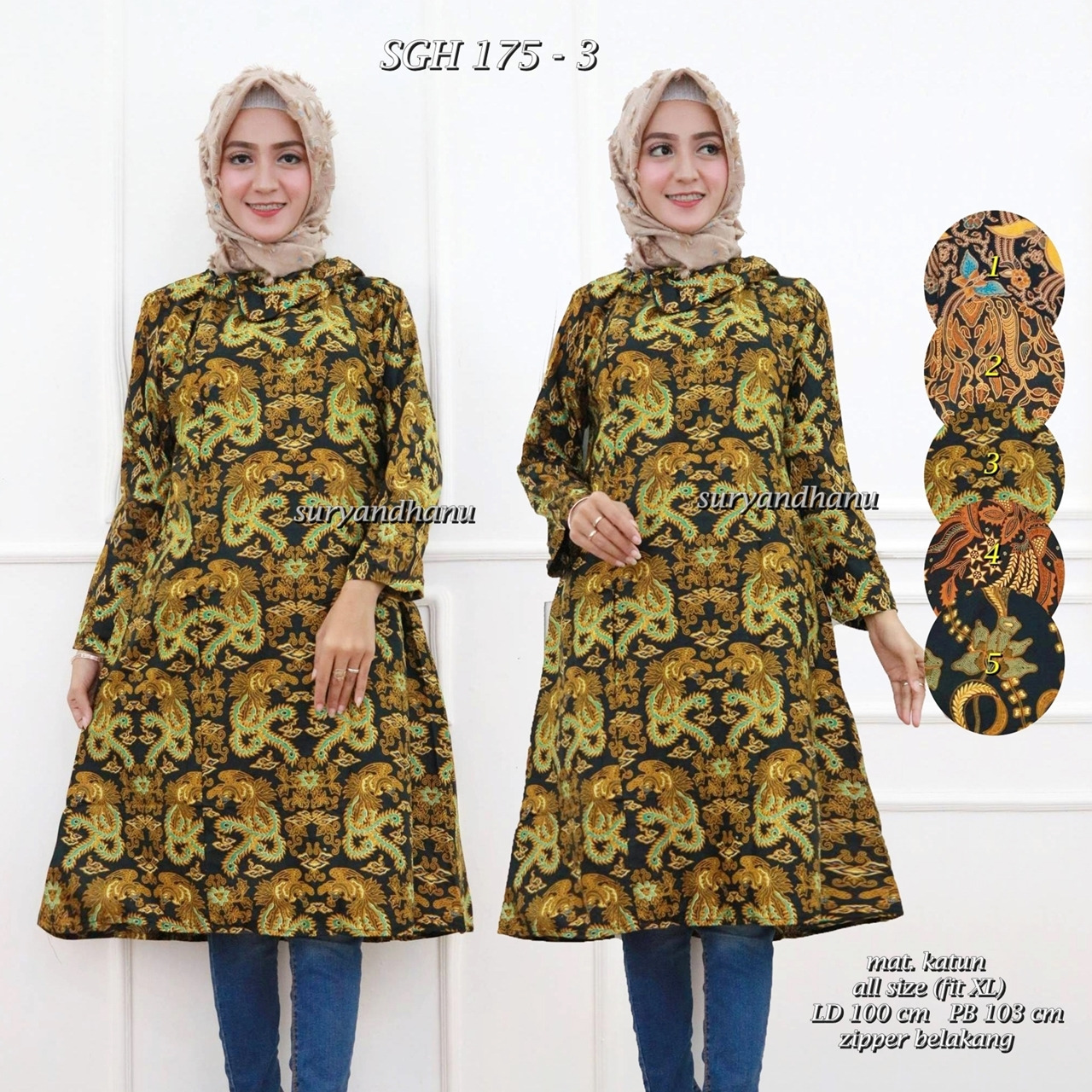 Baru 26 Baju Batik Tunik  Terbaru 