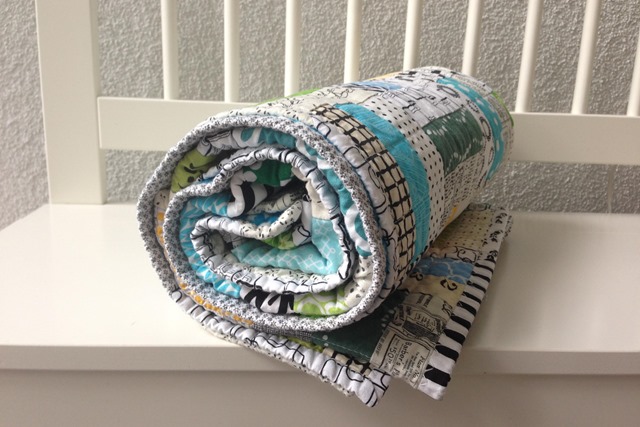 Henriks Quilt rolled up