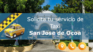 servicio de taxi y paisaje caracteristico en San Jose de Ocoa