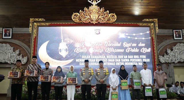 Polda Bali Gelar Peringatan Nuzulul Quran dan Buka Puasa bersama