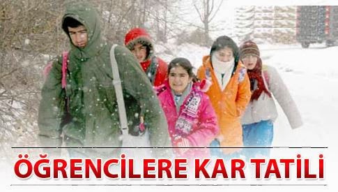 Bozkır'da Okullar Bir Gün Tatil Edildi