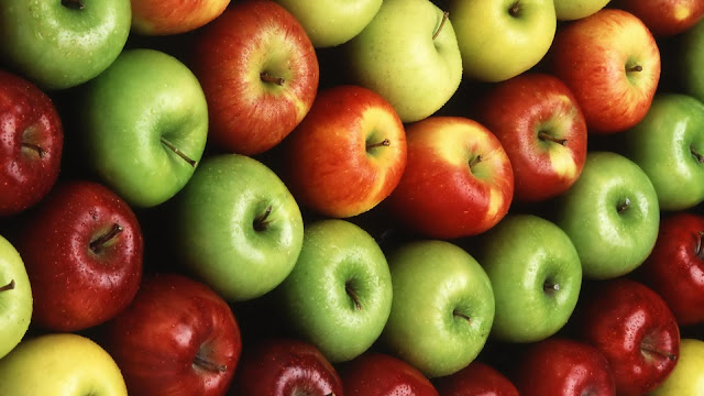 Different Colorful Apples