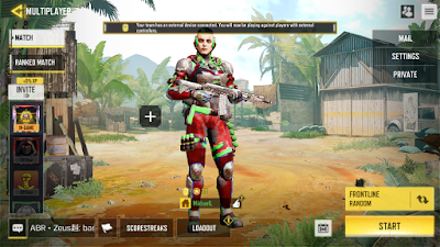 tampilan mode multiplayer codm