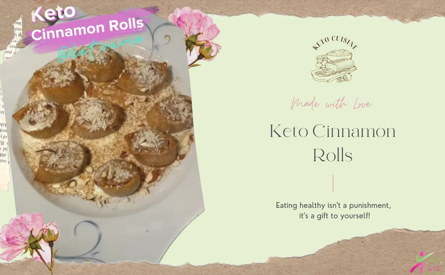 Delicious keto-friendly cinnamon rolls, a guilt-free indulgence.