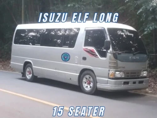 Exterior Van rental 15 seater in batam