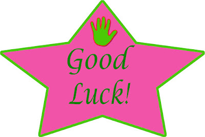 GOOD LUCK WISH PIC IN STAR SHAPE