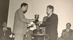 Miquel Albareda campeón del II Torneo Nacional de Ajedrez de La Pobla de Lillet 1956