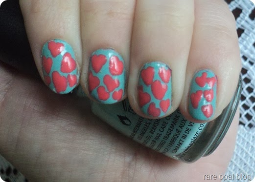 aqua-and-coral-hearts