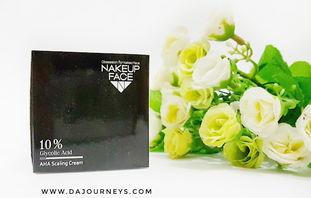 review NAKEUP FACE 10% Glycolic Acid AHA Scaling Cream