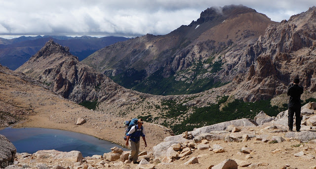 vista, filo del catedral, refugio frey, trekking