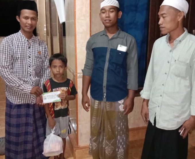 Semarakkan Ramadhan, PR NU Lebbeng Timur Santuni Anak Yatim
