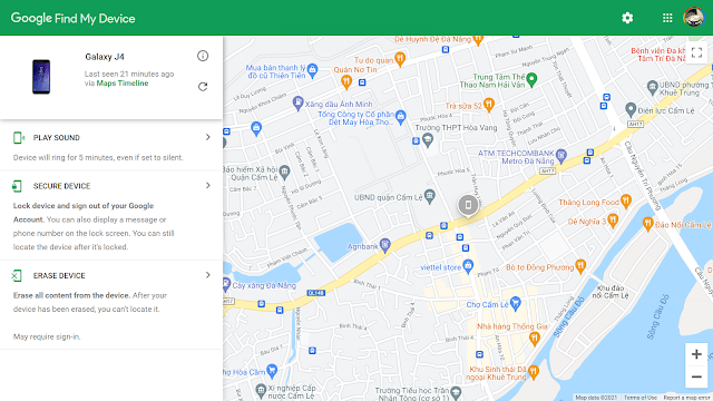 Tìm điện thoại thất lạc bằng Google (Find My Device)