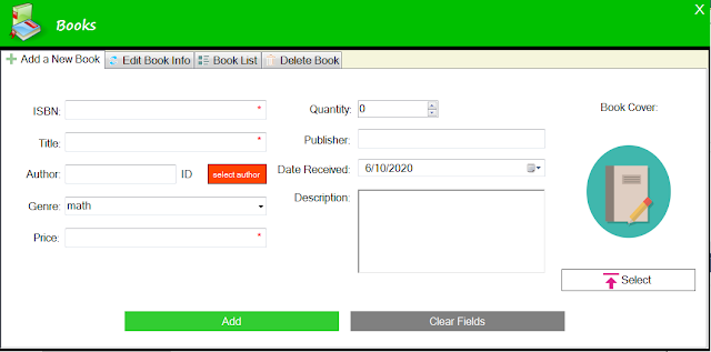 Library System Project Source Code Using Visual Basic  VB.Net Library Management System Source Code