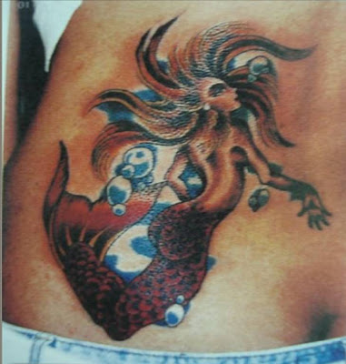 Asia tattoosMermaid tattoo