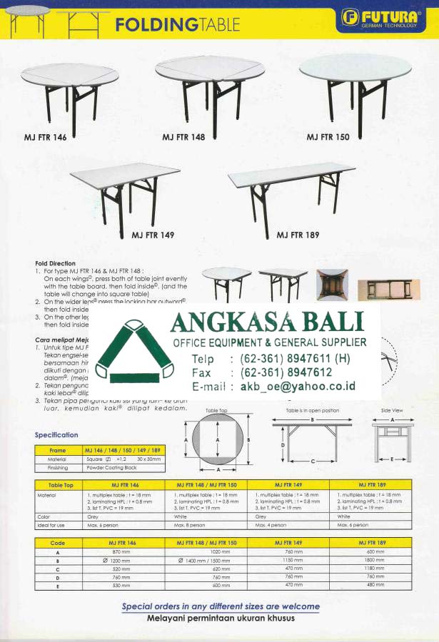 Angkasa Bali  Furniture Distributor Kursi Meja  Kantor Bali 