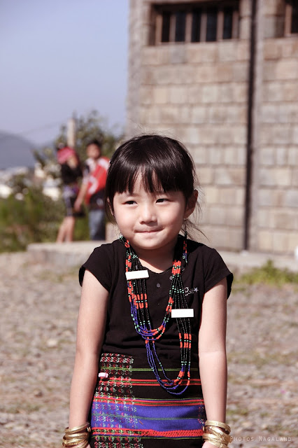 Lotha Tokhu Emong Photos Girl in traditional dress