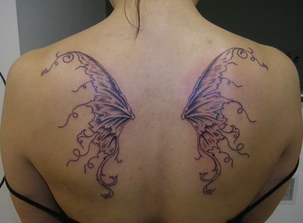 Wing Tattoos For Girls