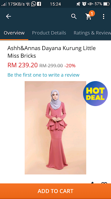 Merah Bata / Cinnamon Warna Pilihan Untuk Raya 2017