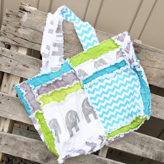 Elephant Diaper Bag by A Vision to Remember