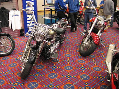 Yamaha Star Motorcycles at the Portland International Auto Show in Portland, Oregon, on January 28, 2006