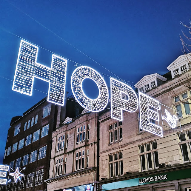 Hope christmas lights in brighton