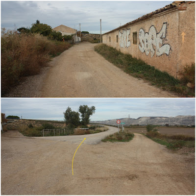 Camí de Sant Jaume de Compostela - Saragossa a Alagón: Camí de la Mejana i Camí de Alto Maurín a Ubeto