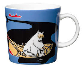 Keep Sweden Tidy Blue Moomin mug 2016
