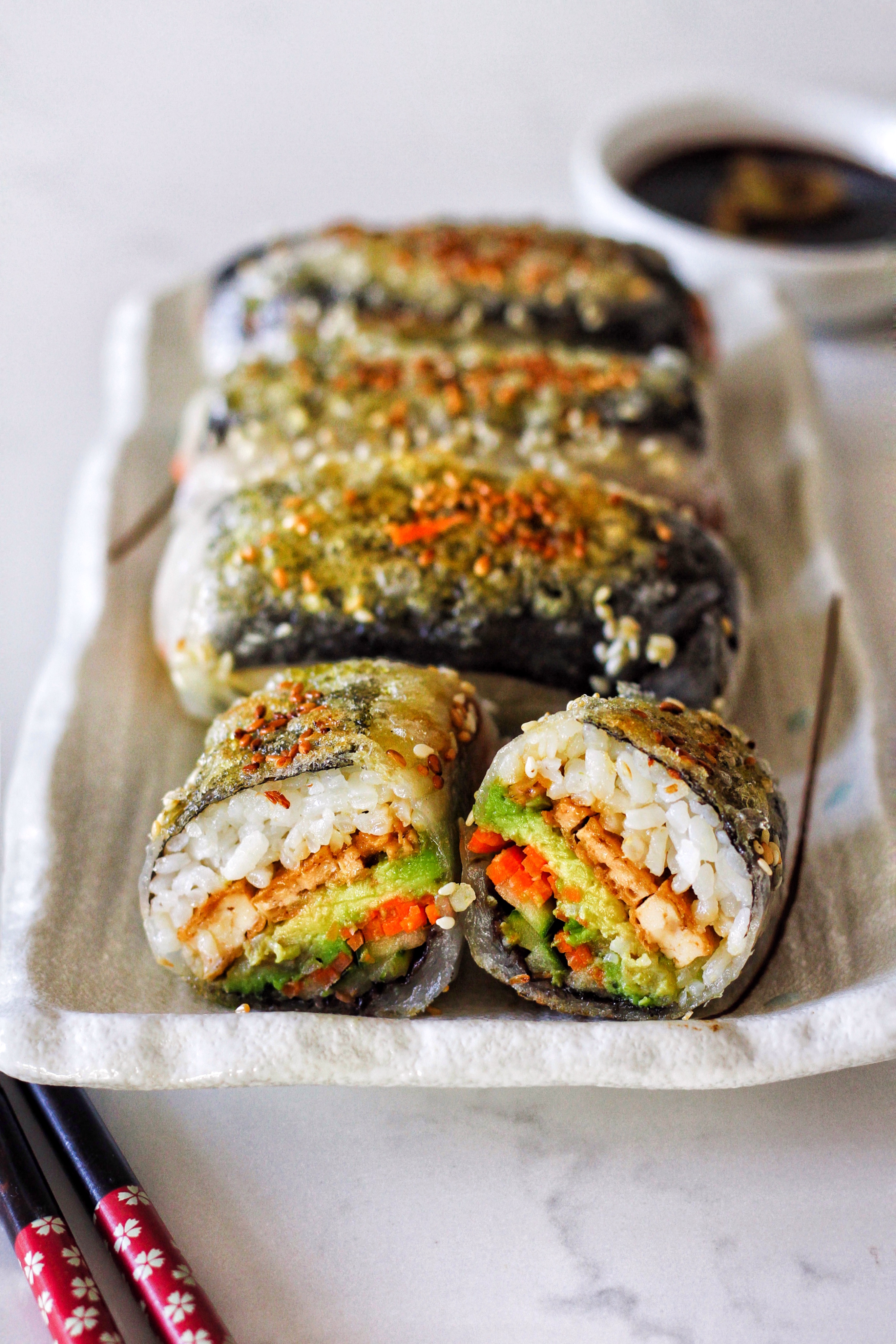 Kids Sushi Recipe: Easy Avocado Rolls - Kids Eat in Color