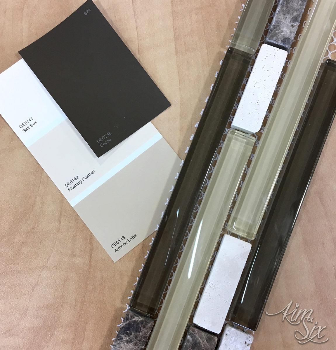 Matching paint color to pencil tile