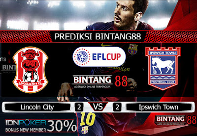 Prediksi Skor Lincoln City vs Ipswich Town 21 November 2019