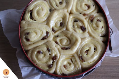 Chinois à la crème pâtissière بريوش بالكريم باتسيير والزبيب