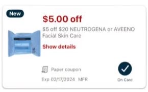 Neutrogena coupon