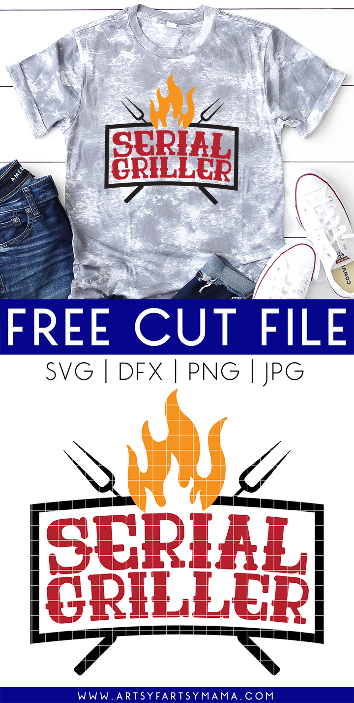 Free "Serial Griller" SVG Cut File