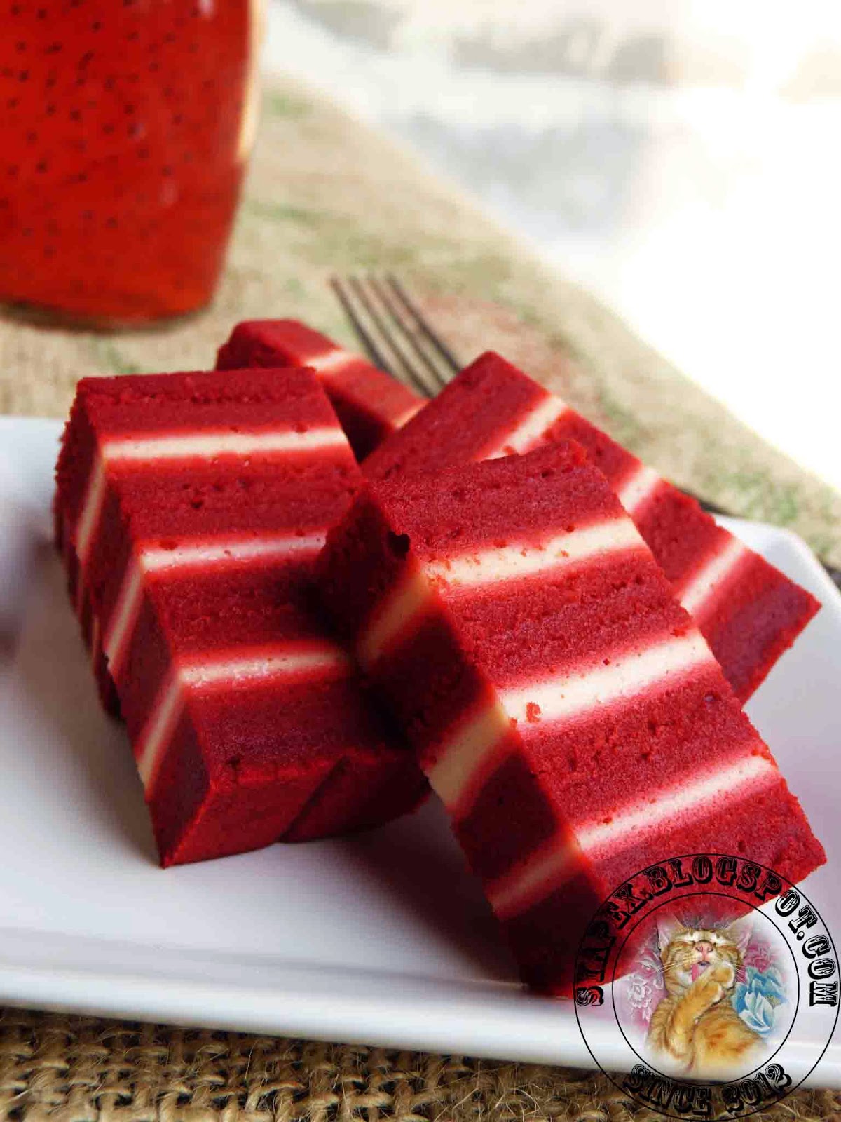 syapex kitchen: Kek Lapis Red Velvet