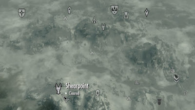 Skyrim Dragon Priest Mask, Lokasi Map